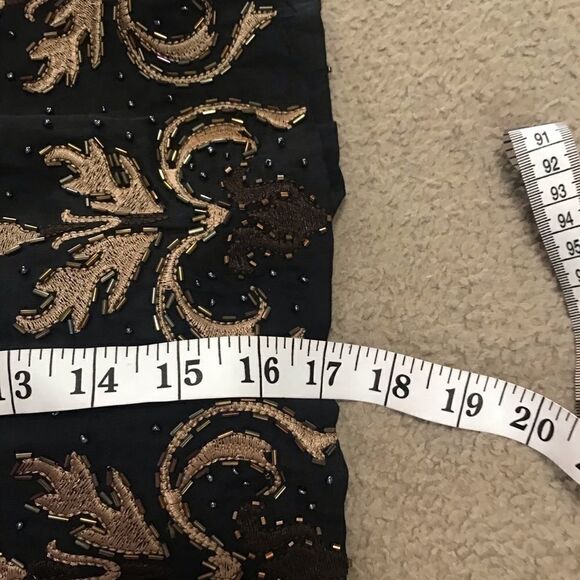 Forever 21 Black Beaded Mini Skirt Size Small - Picture 13 of 13